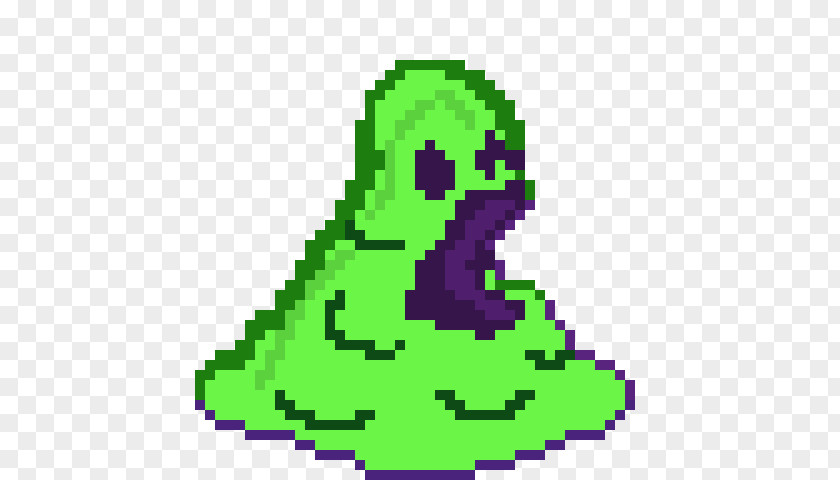 Monster Pixel Art Ooze PNG