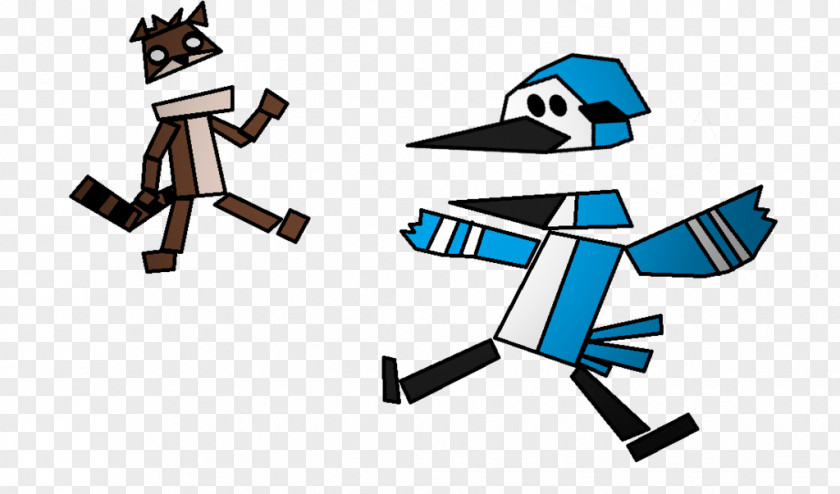Mordecai And Rigby Clip Art Illustration Product Design Line Angle PNG