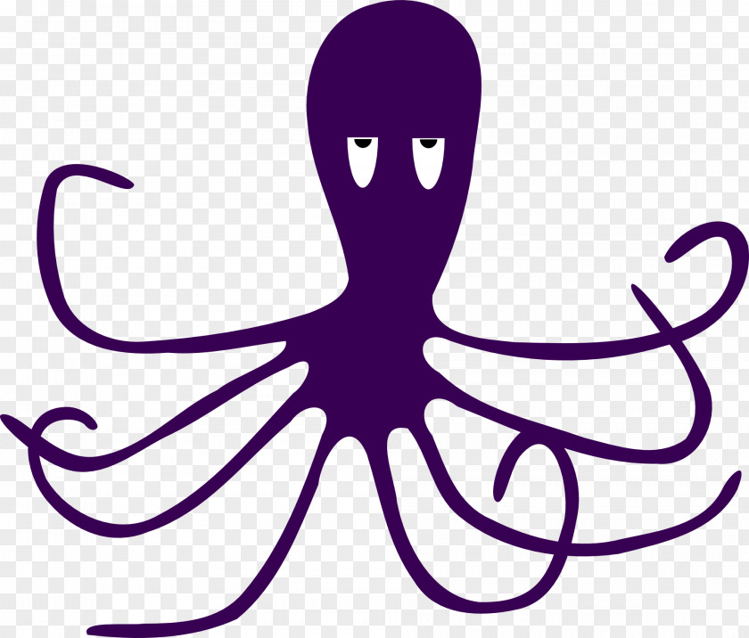 Purple Squid Octopus Free Content Clip Art PNG