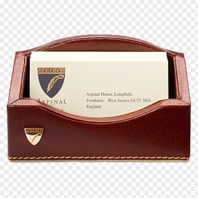 Suede Leather Wallet Aspinal Of London Cognac PNG