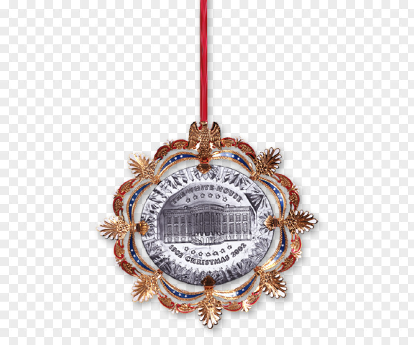 White House Christmas Ornament East Room Gingerbread PNG