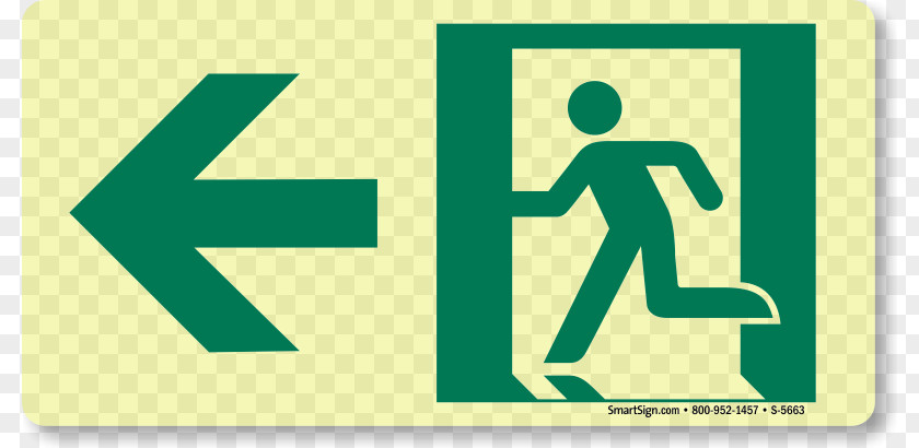 Emergency Exit Signs Sign Building Arrow Safety PNG