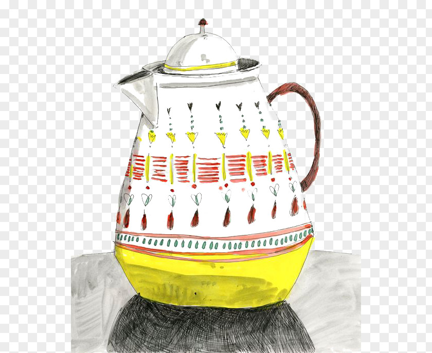 Kettle Visual Arts Drawing Watercolor Painting Industrial Design Illustration PNG