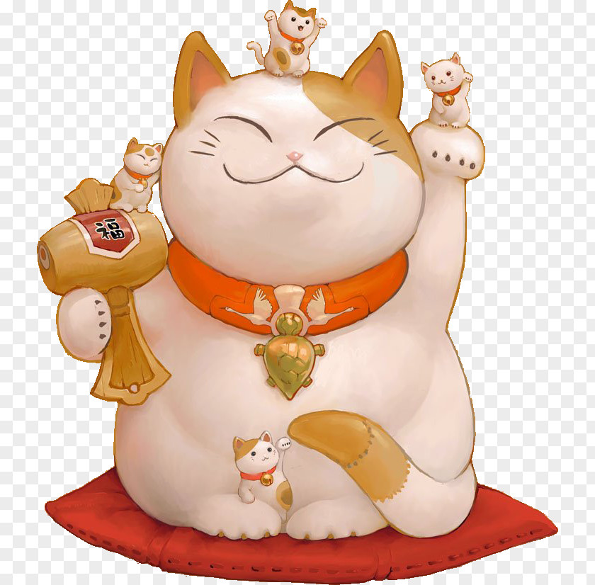 Maneki Neko Maneki-neko Atsume Cat Luck Desktop Wallpaper PNG