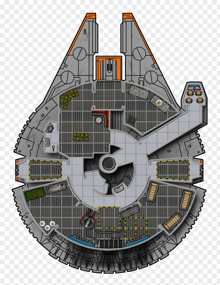 Spaceship YouTube Millennium Falcon Floor Plan Star Wars PNG