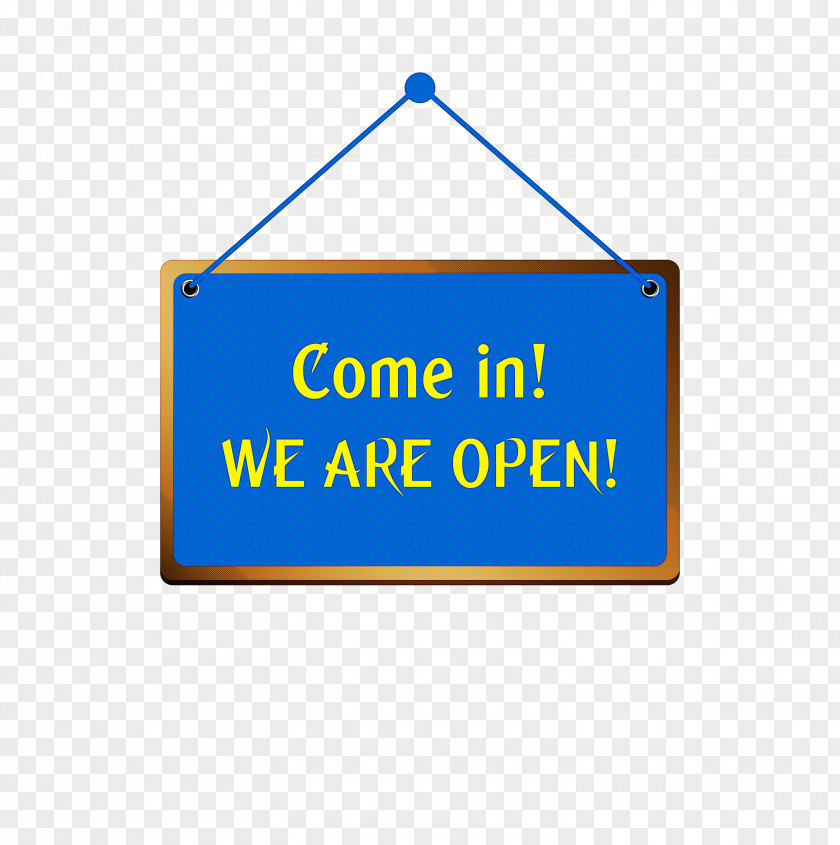 We Are Open PNG