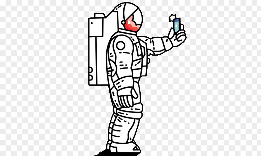 Astronaut Sketch Toronto New York City Illustrator Magazine Illustration PNG