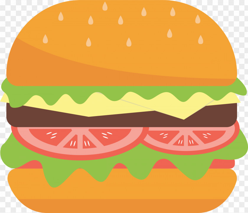 Burger Hamburger French Fries Cheeseburger Fast Food Restaurant PNG
