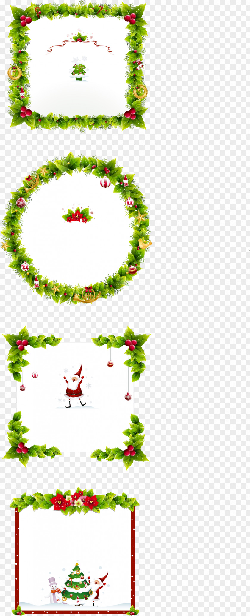 Christmas Borders Free Download Ornament Picture Frame Clip Art PNG
