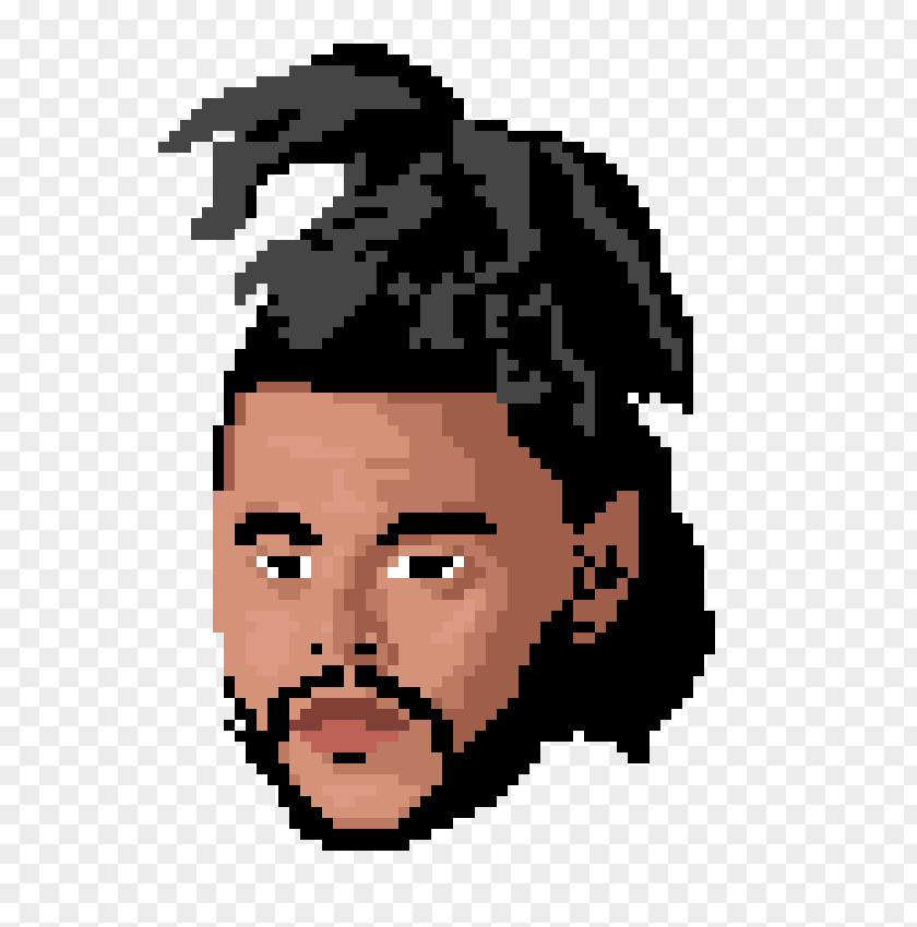 Mix The Weeknd Pixel Art PNG