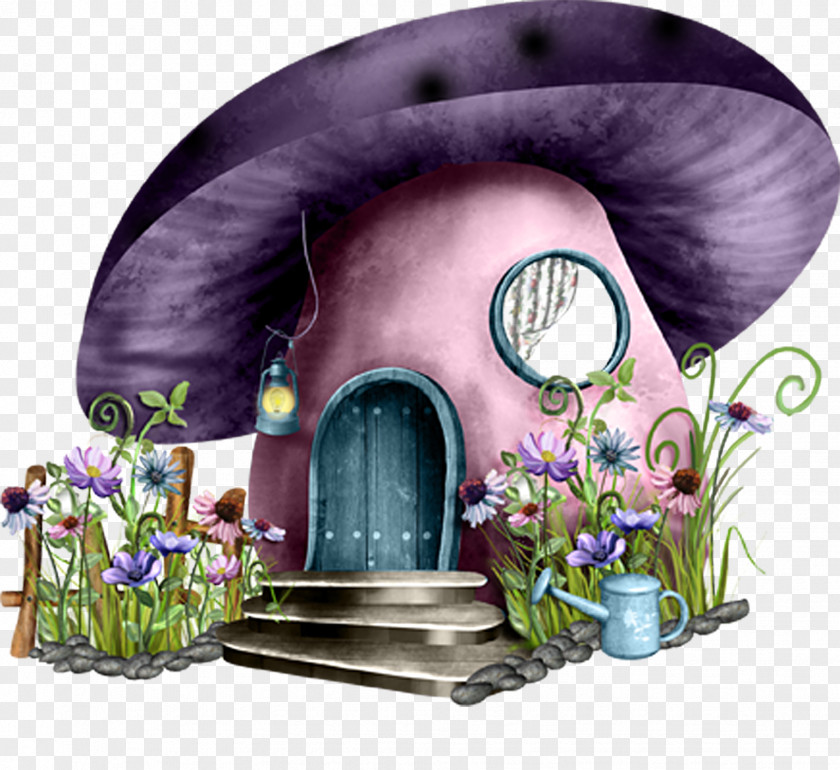 Mushroom House Fairy PNG