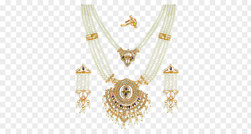 Necklace Jewellery Pearl Kundan Gemstone PNG