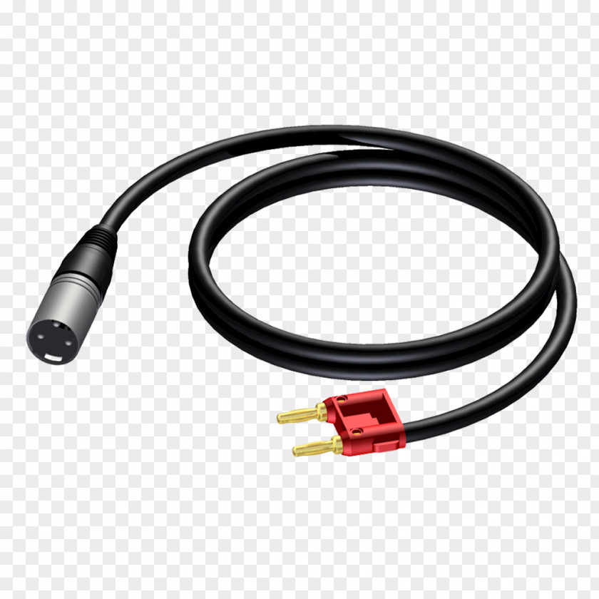 XLR Connector Speaker Wire Loudspeaker Electrical Cable RCA PNG