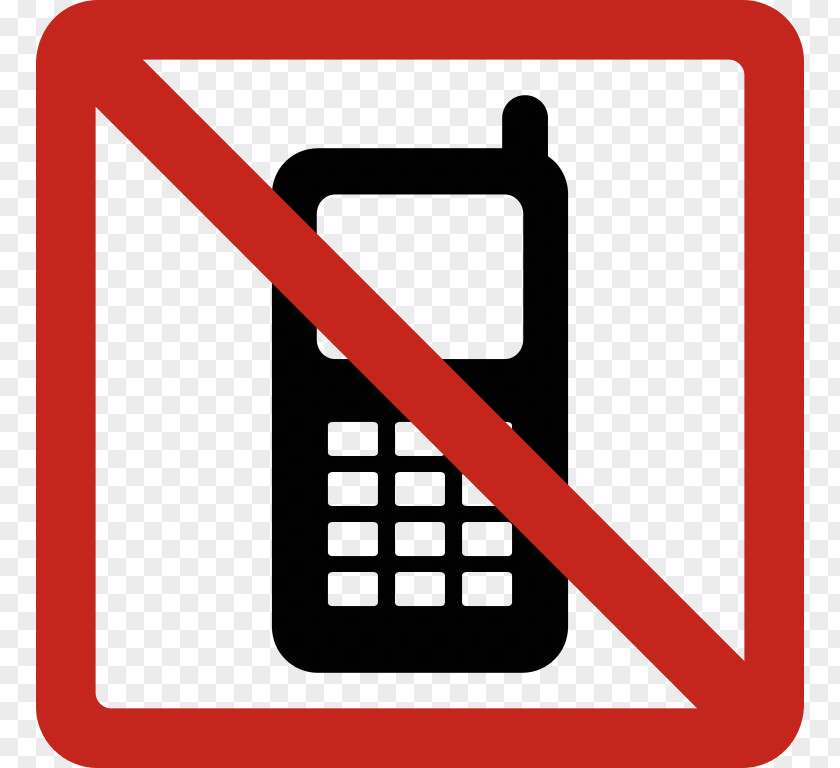 Printable No Cell Phone Sign Telephone Call Pager Text Messaging Briefcase Clip Art PNG