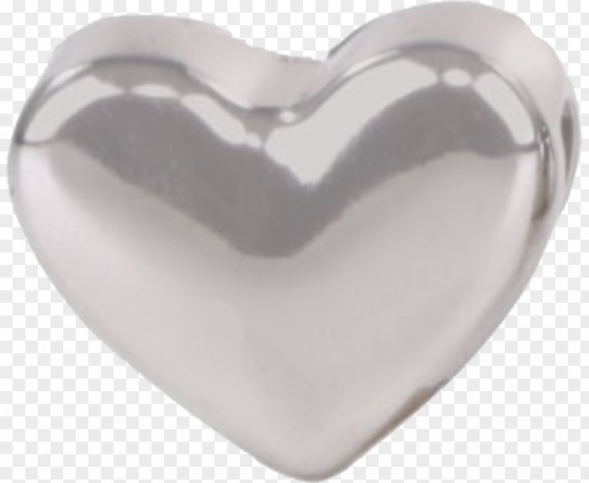 Secure Silver Heart PNG
