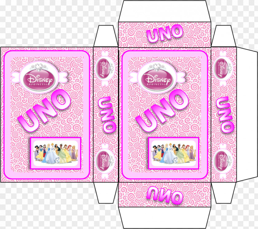 Disney Princess Uno Card Game Playing PNG