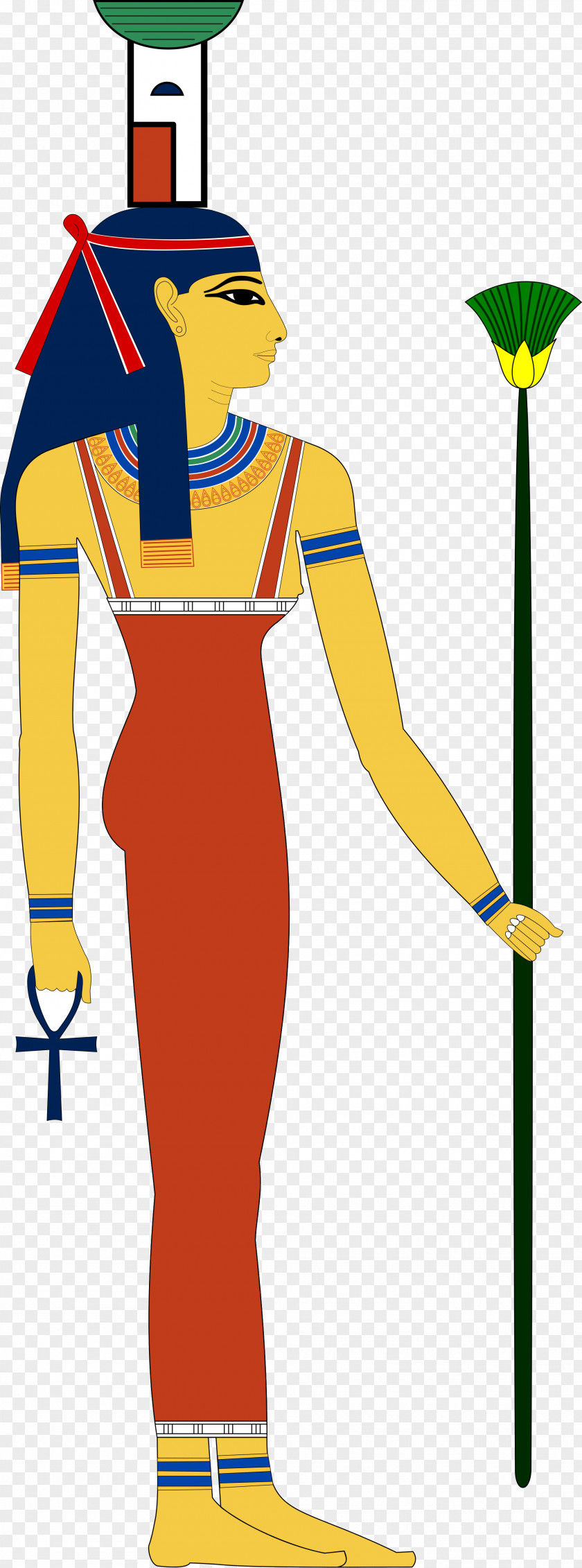 Egyptian Gods Ancient Deities Hathor Goddess Mythology PNG