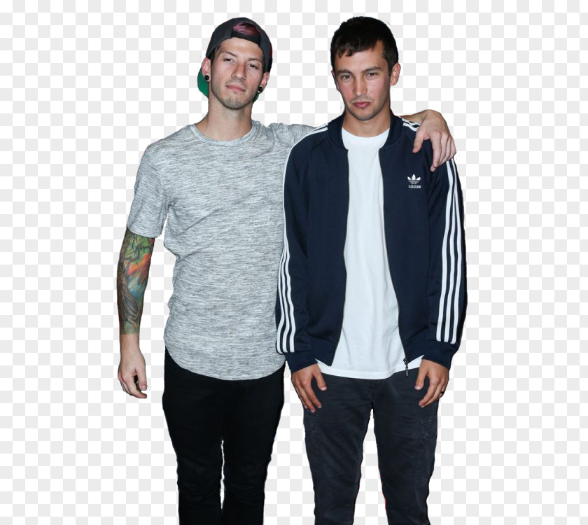 T-shirt Josh Dun Tyler Joseph TWENTY ØNE PILØTS PNG