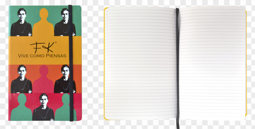 FRIDA Paper Notebook Bookmark PNG