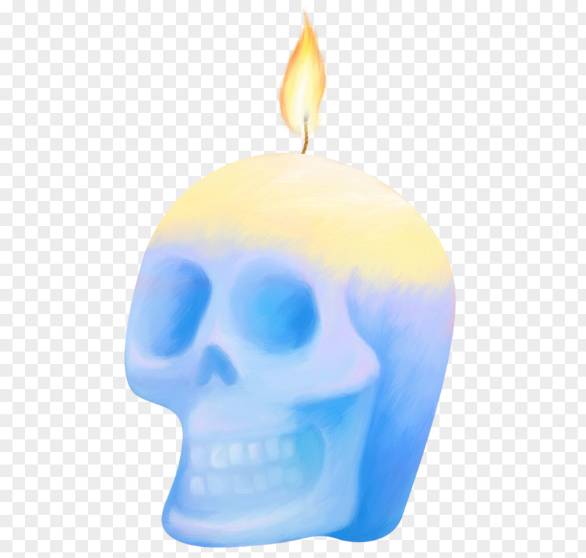 Skull Candle Flame Clip Art PNG