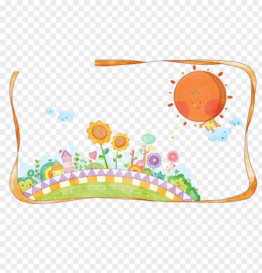 Sun Illustration Cartoon Landscape Painting Weather U6674u308c PNG