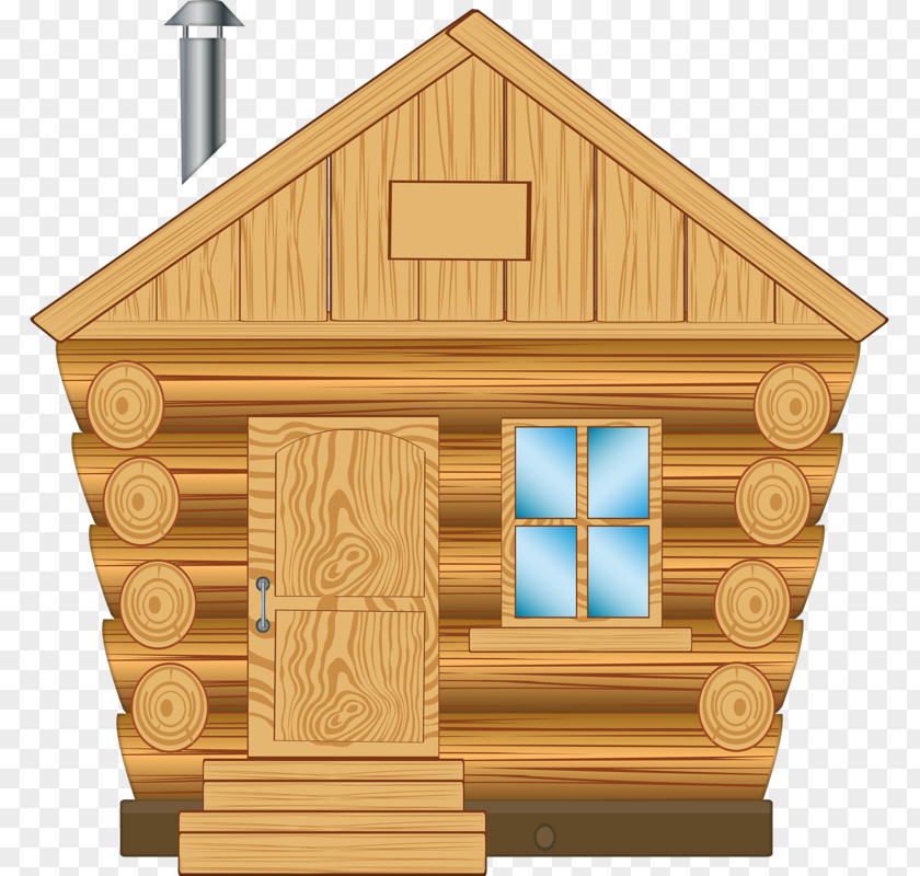 Wood House Log Cabin Clip Art PNG