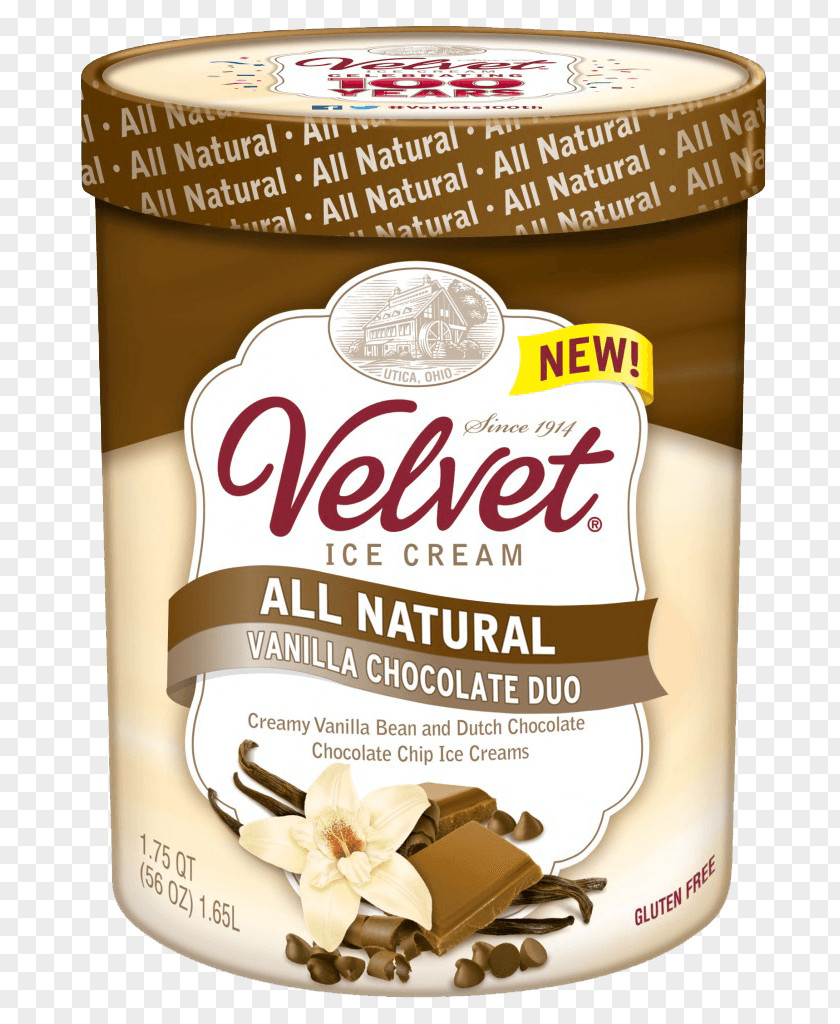 Ice Cream Velvet Company Flavor Butter Pecan PNG