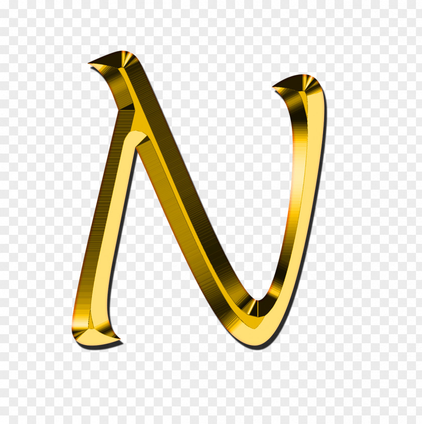 Letter N Solitaire Alphabet Clip Art PNG