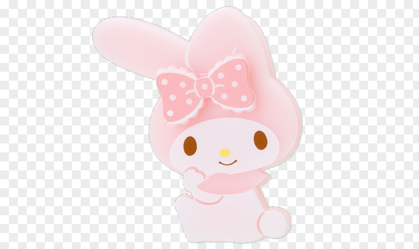 Molang Easter Bunny Pink M Nose Toy PNG