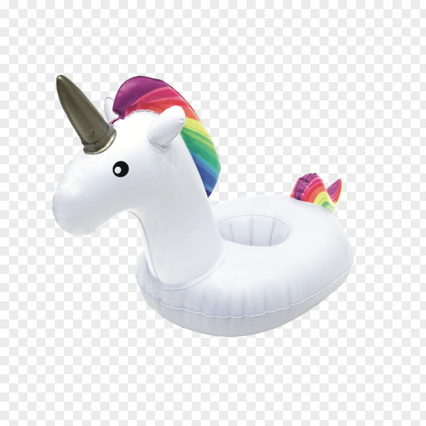 Pool Toy Unicorn Drink Cup Holder Swimming PNG