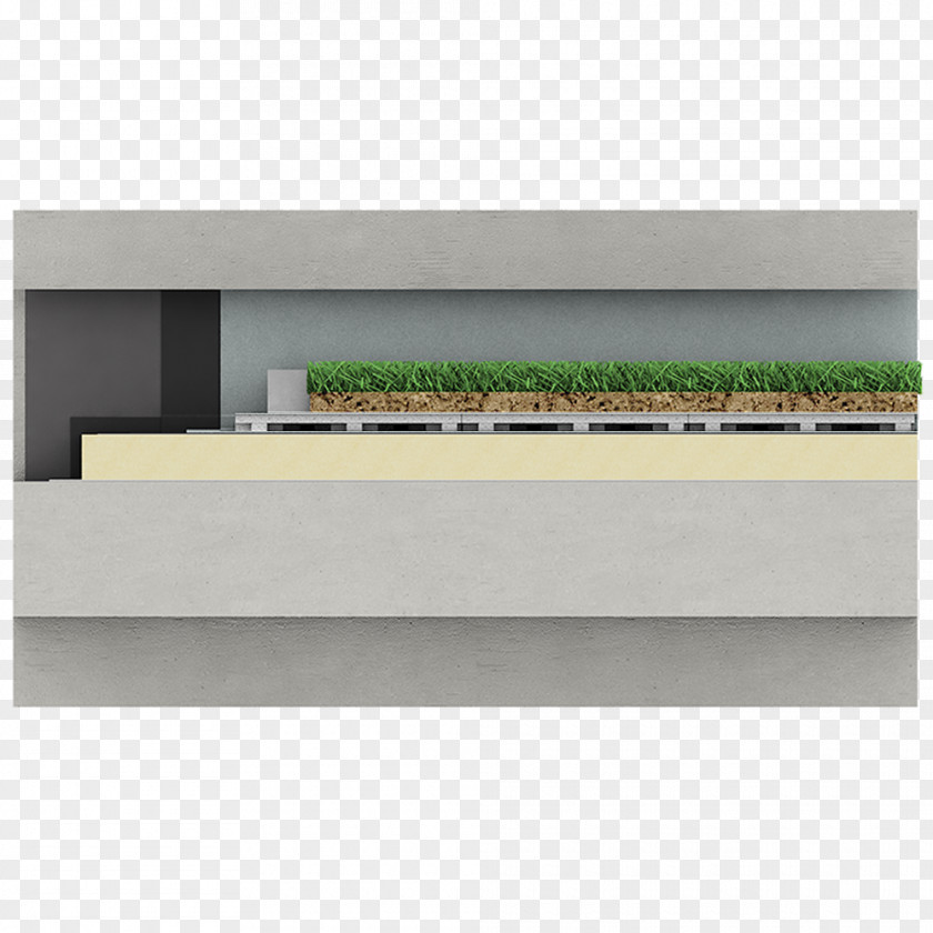 Roof Garden Rectangle PNG