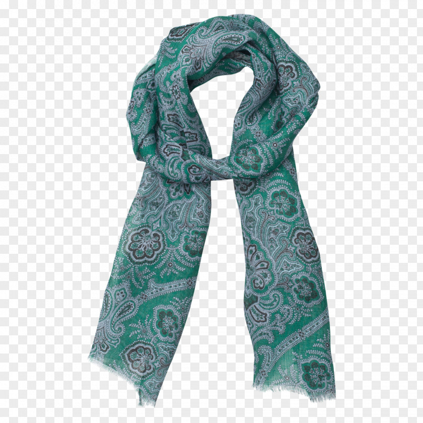 Green Scarf Turquoise PNG