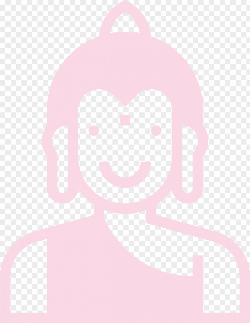 Logo Character Pink M Line Meter PNG