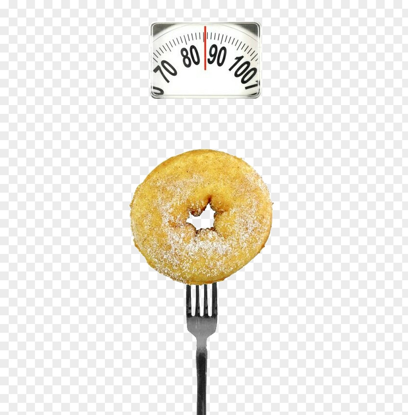 A Donut And Weight Scale Grits Doughnut Food PNG