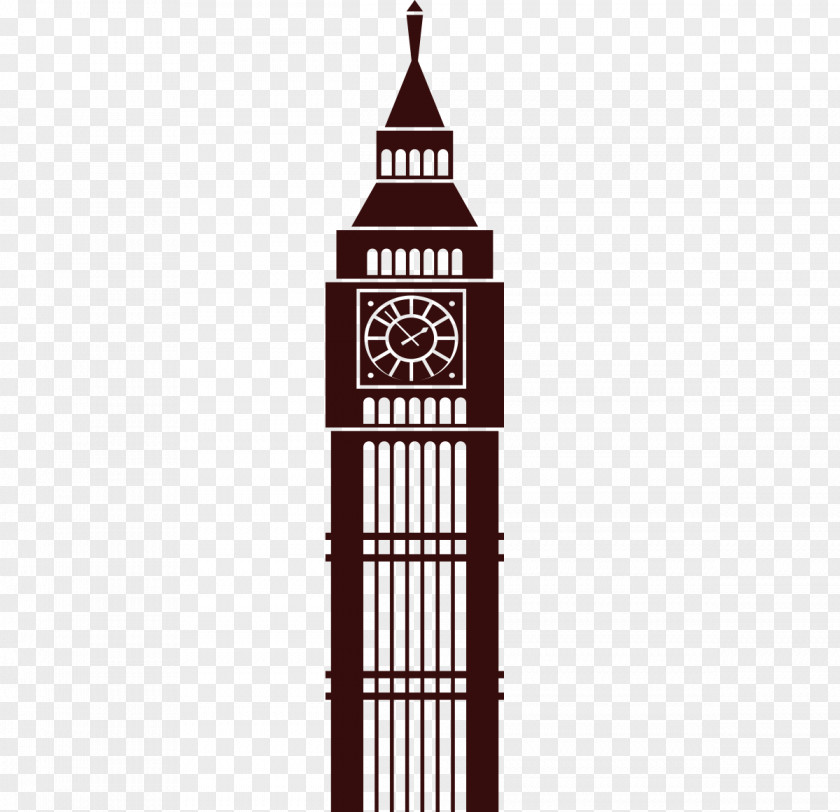 Around The World Vector Clock Tower PNG