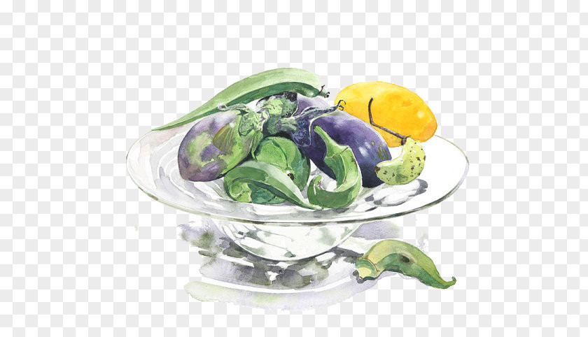 Hand-painted Vegetable Painting Art PNG