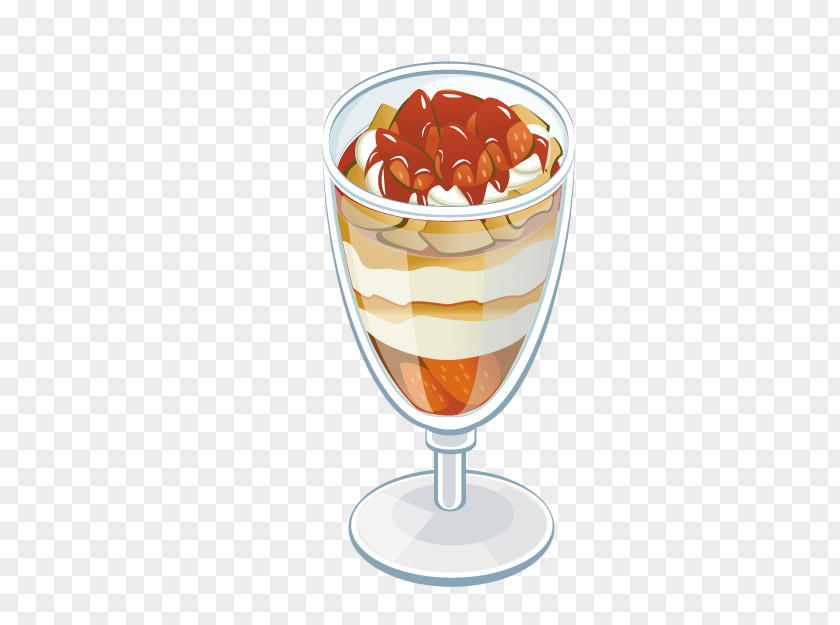 Ice Cream Sundae Knickerbocker Glory Syllabub Parfait PNG