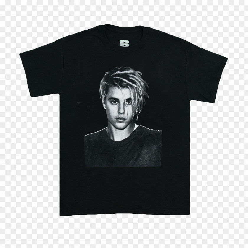 T-shirt Justin Bieber Purpose World Tour Sleeve PNG