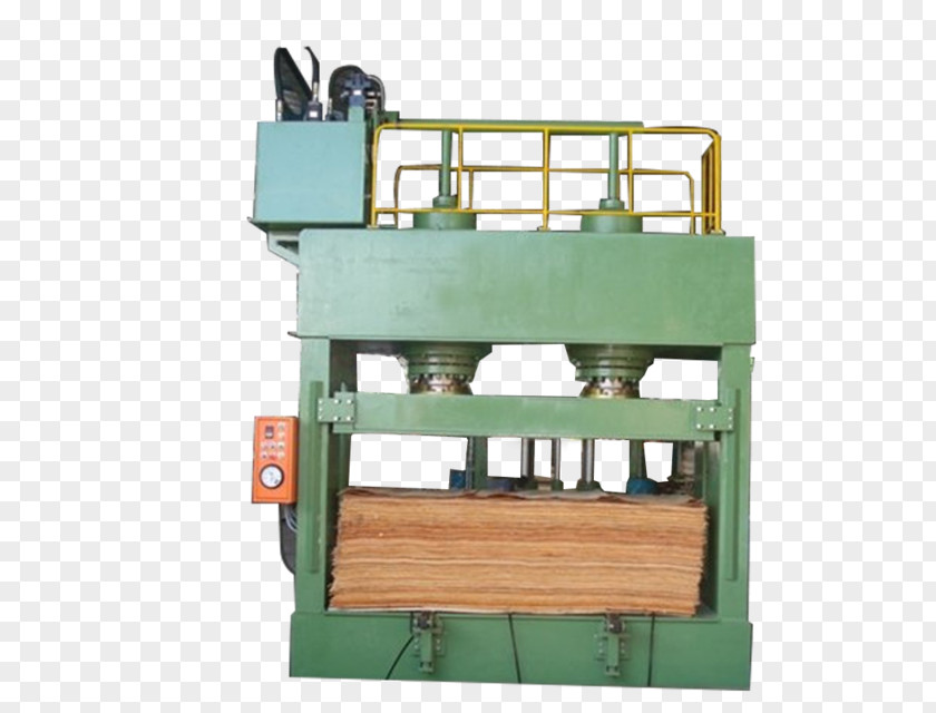 Wood Machine Press Particle Board Hydraulic PNG