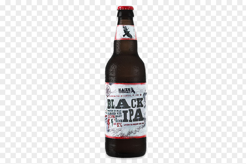 Beer India Pale Ale Bottle Blacks Brewery Kinsale PNG