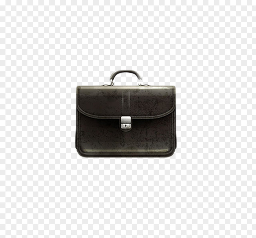 Black Business Luggage Briefcase Handbag Baggage Suitcase PNG