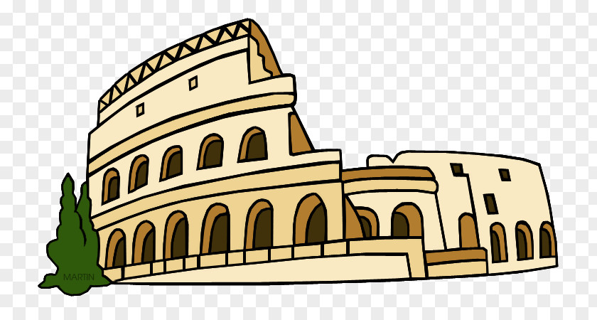 Colosseum Ancient Rome Circus Maximus Fall Of The Western Roman Empire Clip Art PNG