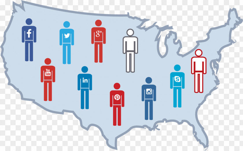 Communication Distribution Map Social Media Software PNG