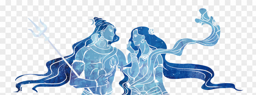 Vector Blue Men And Women Shiva DeviantArt Illustration PNG