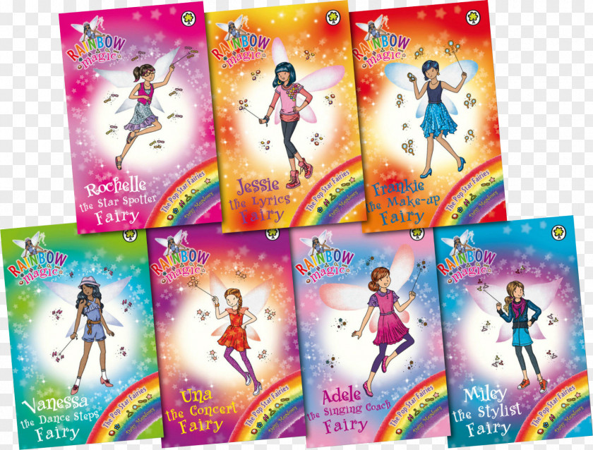 Book Pop Star Fairies Rainbow Magic (Quality) Miley The Stylist Fairy PNG