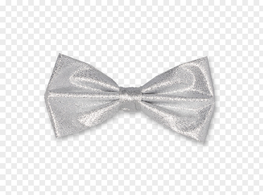 Glitter Material Bow Tie Necktie Silver Clothing Accessories PNG