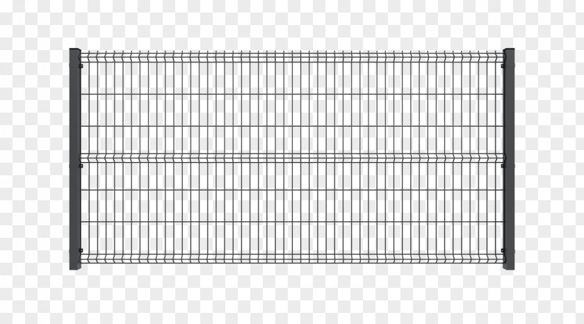 3d Panels Affixed Fence Line Angle Steel Mesh PNG