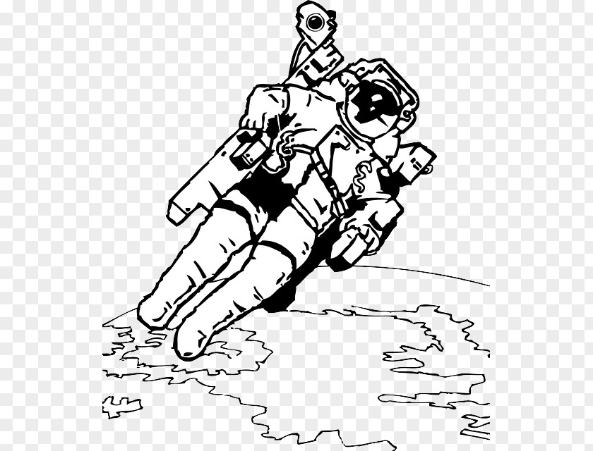 Astronaut Cartoon Coloring Book Universe Child Clip Art PNG