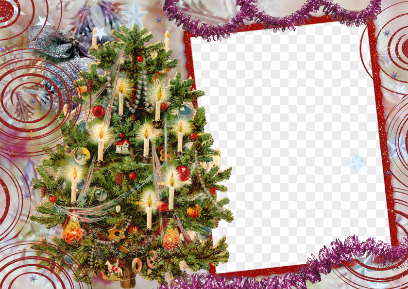 Christmas Frame Graphic Design Image Tree Gift Decoration PNG