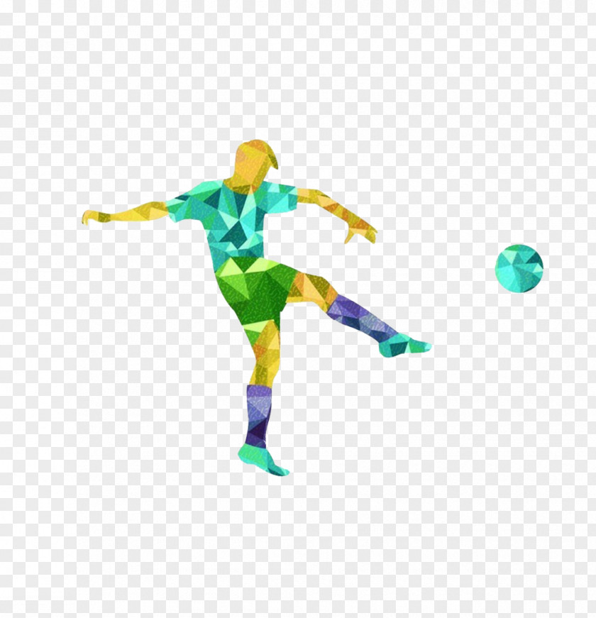 Football Man Sport Geometry Player PNG